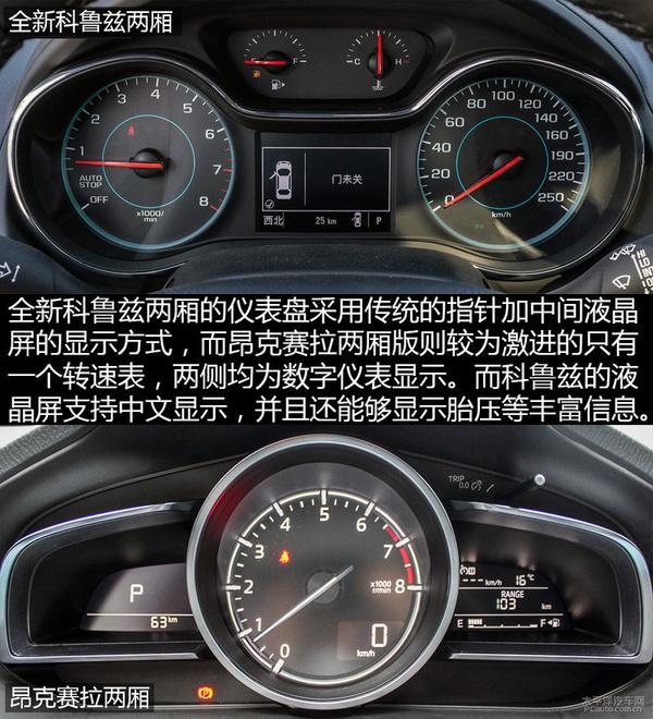 怎么選?全新科魯茲兩廂對比昂克賽拉兩廂