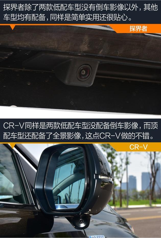 本田CR-V對比雪佛蘭探界者 誰才是配置界的小天王