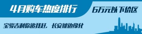 4月購車熱度,新舊造車勢力，4月汽車銷量，汽車銷量排行