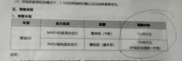 博瑞GE將5月15日開啟預售 疑似售價15.98萬起