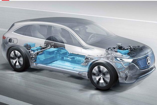 奔馳純電動SUV EQC假想圖曝光 2019年上市/續航超500km