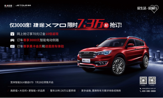 7.3萬(wàn)元起，捷途X70正式開啟預(yù)售(1)158.png