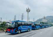助推縣域客運轉型升級！合江榮程運業上線蘇州金龍新V系純電客車