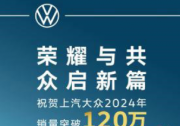 再奪合資單一品牌銷冠 上汽大眾大眾品牌年度銷量突破114萬輛
