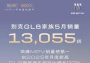 別克GL8家族5月暢銷13,055輛 蟬聯(lián)大型MPV銷冠